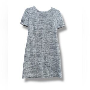 Calvin Klein Heather Gray Women's Short Sleeve Midi Dress Size 8